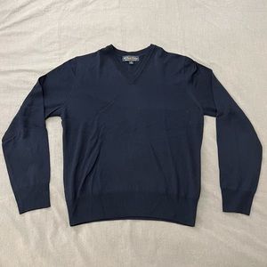 Brooks Brothers Brookstech Merino V-Neck Sweater - Men's S